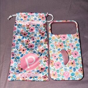 Loopy case IPhone 17 pro max “Pastel Petals” BRAND NEW w/pouch make an offer!